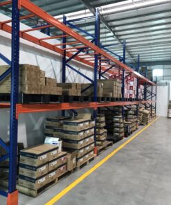 Kệ để pallet, kệ kho hàng 1,2,3 tầng: dài 2300,2500,2700mm tải nặng 500-3000kg/tầng