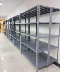 Kệ sắt v lỗ 5 tầng: dài 1500 x rộng 400 x cao 2000