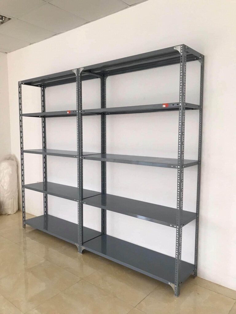 Kệ sắt v lỗ 5 tầng: dài 1000 x rộng 400 x cao 2000