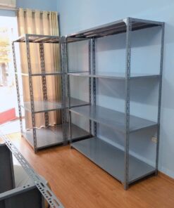 Kệ sắt: dài 1000 x rộng 300,400,500,600 x cao 3,4,5,6 tầng