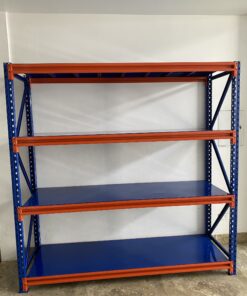 Kệ trung tải: dài 2000 x rộng 400,500,600 x cao 3,4 tầng