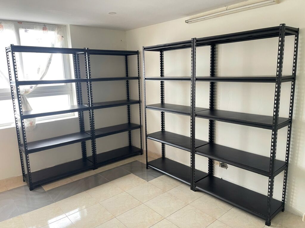 Kệ V Gài 5 tầng: dài 1200 x rộng 400 x cao 2000mm